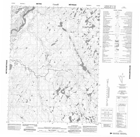 056M02 No Title Canadian topographic map, 1:50,000 scale