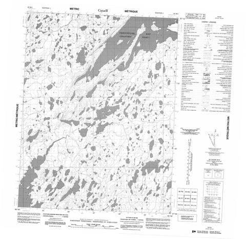 056M04 No Title Canadian topographic map, 1:50,000 scale