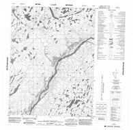 056M07 No Title Canadian topographic map, 1:50,000 scale