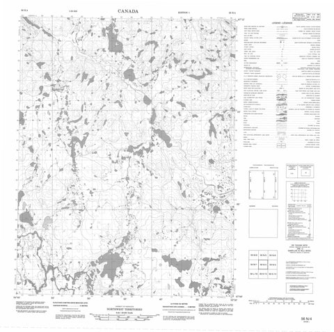 056N04 No Title Canadian topographic map, 1:50,000 scale