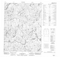 056N12 No Title Canadian topographic map, 1:50,000 scale