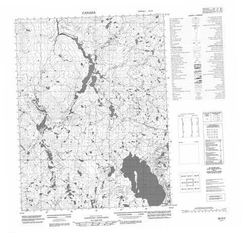 056O02 No Title Canadian topographic map, 1:50,000 scale