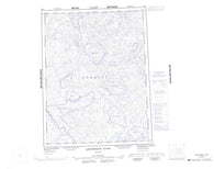 056O Arrowsmith River Canadian topographic map, 1:250,000 scale