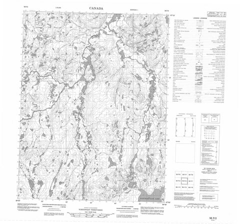 056P02 No Title Canadian topographic map, 1:50,000 scale