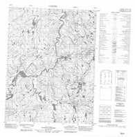 056P06 No Title Canadian topographic map, 1:50,000 scale