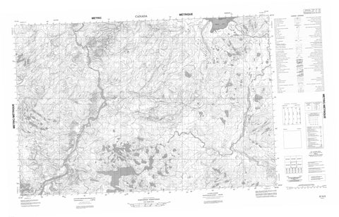 057A03 No Title Canadian topographic map, 1:50,000 scale