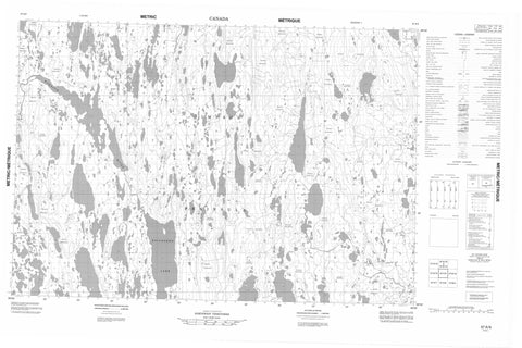 057A09 No Title Canadian topographic map, 1:50,000 scale