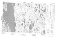 057A15 No Title Canadian topographic map, 1:50,000 scale