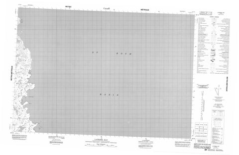 057C04 Latrobe Bay Canadian topographic map, 1:50,000 scale