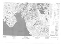 057C11 Artists Bay Canadian topographic map, 1:50,000 scale