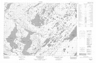 057C15 Peregrine Bluff Canadian topographic map, 1:50,000 scale