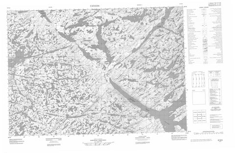 057D05 No Title Canadian topographic map, 1:50,000 scale