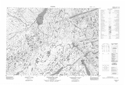 057F02 Tukingayuk Lake Canadian topographic map, 1:50,000 scale