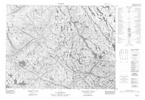 057F15 No Title Canadian topographic map, 1:50,000 scale