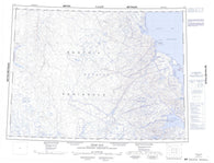 057F Thom Bay Canadian topographic map, 1:250,000 scale