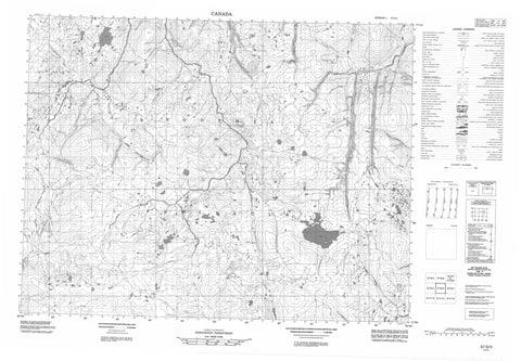 057G03 No Title Canadian topographic map, 1:50,000 scale