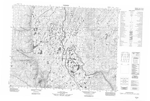 057G04 No Title Canadian topographic map, 1:50,000 scale