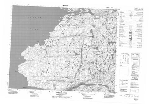 057G12 Cape Maguire Canadian topographic map, 1:50,000 scale