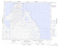 057G Brentford Bay Canadian topographic map, 1:250,000 scale