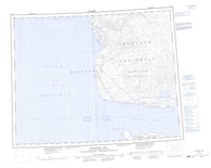 057H Bourassa Bay Canadian topographic map, 1:250,000 scale