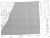 058A13 Fury Beach Canadian topographic map, 1:50,000 scale