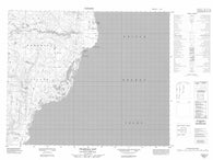 058B07 Fearnall Bay Canadian topographic map, 1:50,000 scale