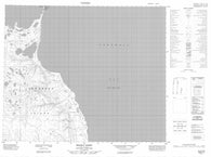 058B10 Idlout Point Canadian topographic map, 1:50,000 scale