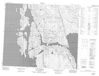 058B13 Cape Coulman Canadian topographic map, 1:50,000 scale