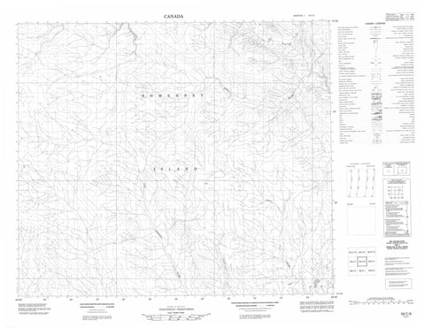 058C08 No Title Canadian topographic map, 1:50,000 scale