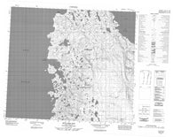 058C12 M Clure Bay Canadian topographic map, 1:50,000 scale