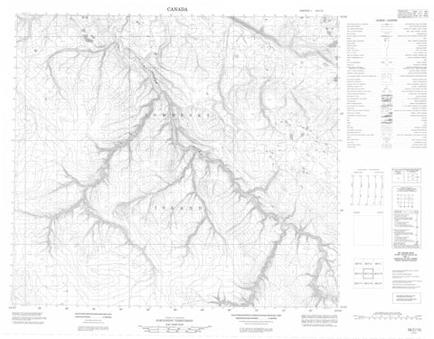 058C15 No Title Canadian topographic map, 1:50,000 scale