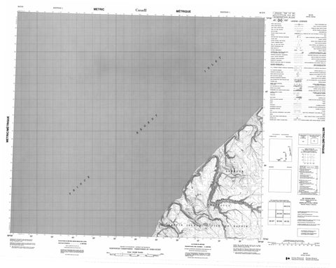 058D09 No Title Canadian topographic map, 1:50,000 scale