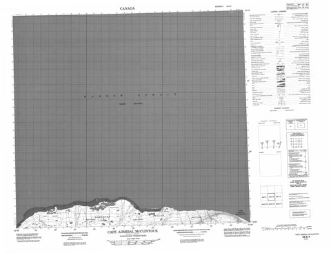 058E04 Cape Admiral Mcclintock Canadian topographic map, 1:50,000 scale