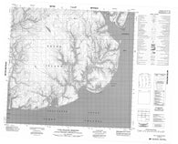 058E10 Cape William Herschel Canadian topographic map, 1:50,000 scale