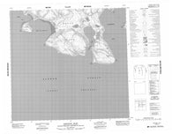 058E12 Gascoyne Inlet Canadian topographic map, 1:50,000 scale