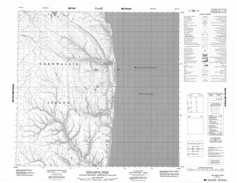 058F15 Shellabear Creek Canadian topographic map, 1:50,000 scale