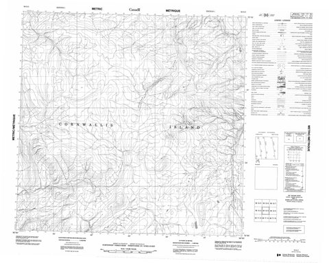 058G03 No Title Canadian topographic map, 1:50,000 scale