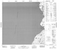 058G09 Baring Bay Canadian topographic map, 1:50,000 scale