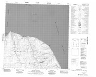 058G11 Maury Channel Canadian topographic map, 1:50,000 scale