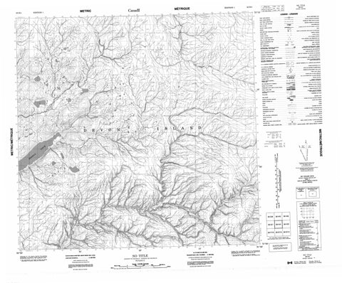 058H04 No Title Canadian topographic map, 1:50,000 scale