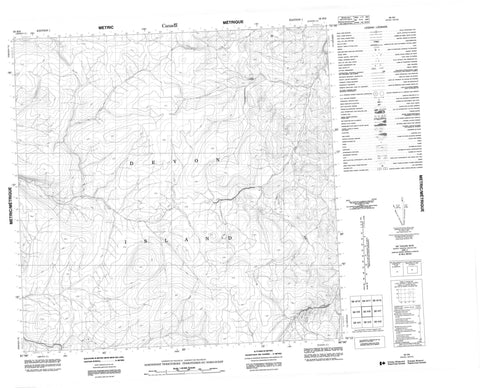 058H06 No Title Canadian topographic map, 1:50,000 scale