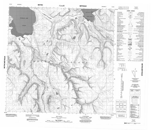 058H08 No Title Canadian topographic map, 1:50,000 scale