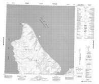 058H09 Skruis Point Canadian topographic map, 1:50,000 scale