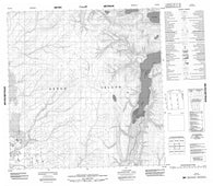 058H13 No Title Canadian topographic map, 1:50,000 scale