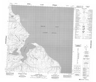 058H15 Sandhook Bay Canadian topographic map, 1:50,000 scale