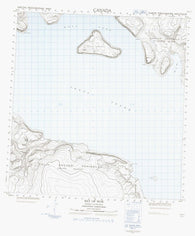 059A07 Bay Of Woe Canadian topographic map, 1:50,000 scale