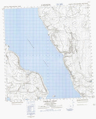 059A11 Cardigan Strait Canadian topographic map, 1:50,000 scale