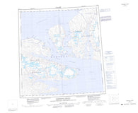 059A Cardigan Strait Canadian topographic map, 1:250,000 scale
