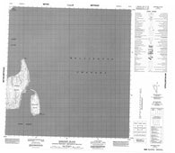 059B03 Margaret Island Canadian topographic map, 1:50,000 scale