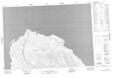 059D11 No Title Canadian topographic map, 1:50,000 scale